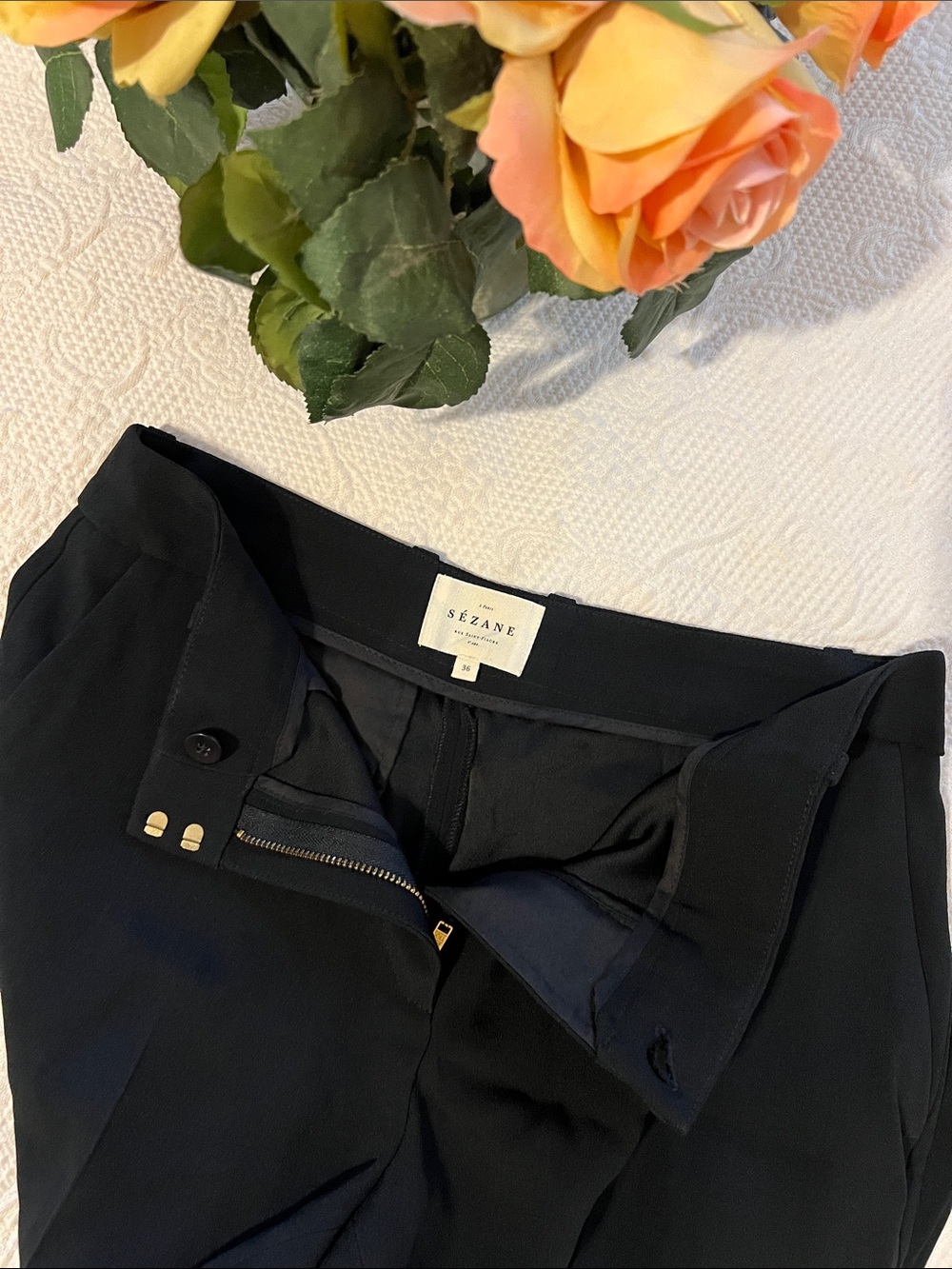 Sézane Black Capsule Wardrobe Effortless Carolyn Bessette
Kennedy Effect Trouser